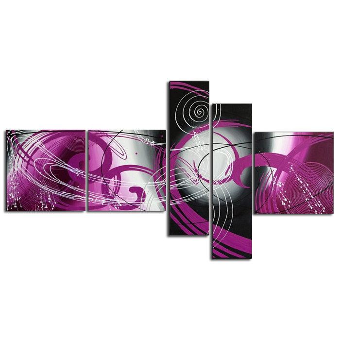 DesignArt Abstract 5 Piece Painting on Canvas Set Wayfair